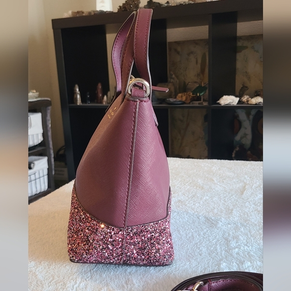 Kate Spade New York Greta Court Glitter Small Satchel Crossbody - Picture 4 of 11